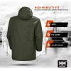 Workwear Mandal Adjustable Waterproof Jackets for Men - Heavy Duty Comfortable PVC-Coated Protective Rain Coat