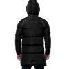 Puffer Jacket Men with Faux Fur Trimmed Hood Mens Down Parka Winter Coat Windbreaker & Waterproof Ski Coat for Men