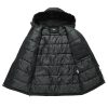 Women's Long Winter Coat Thickened Down Alternative Jacket Warm Puffer Jacket Waterproof Parka