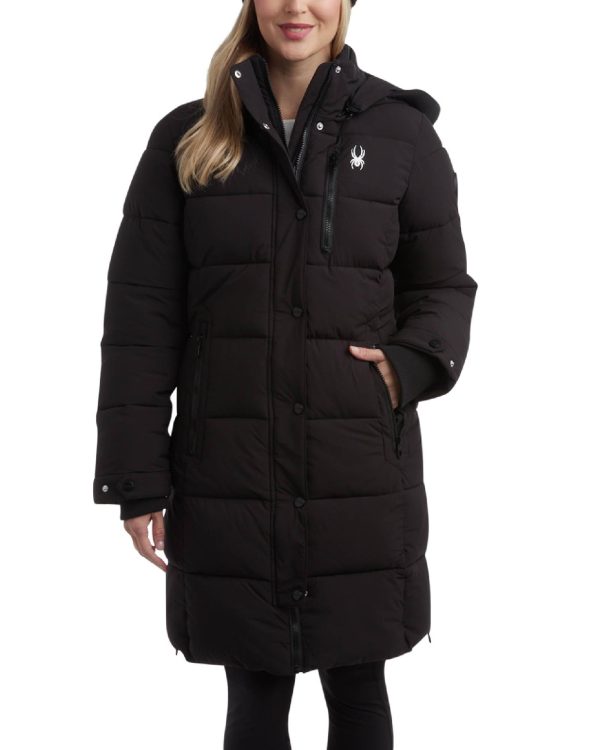 Women's Long Puffer Jacket - Insulated Full Length Windbreaker Long Down Coat Parka Jacket for Ladies (Sizes: S-XL)