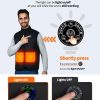 Heated Vest for Women and Men, Smart Electric Heating Vest Rechargeable, Battery Not Included