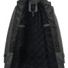 Men's Wool Blend Jacket Stand Collar Windproof Pea Coat