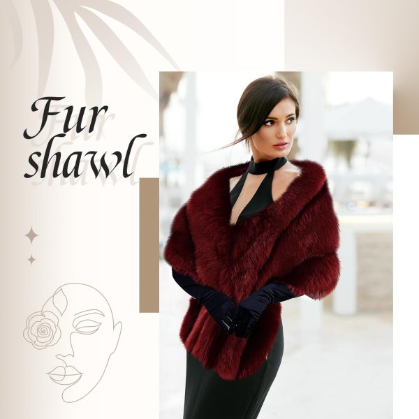 Winter Faux Fur Long Shawl Cloak Stretchy Satin Glove Opera Bridal Dance Gloves for Women Wedding Dress Party Coat