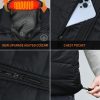 Heated Vest for Women and Men, Smart Electric Heating Vest Rechargeable, Battery Not Included