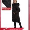 Women's Long Puffer Jacket - Insulated Full Length Windbreaker Long Down Coat Parka Jacket for Ladies (Sizes: S-XL)