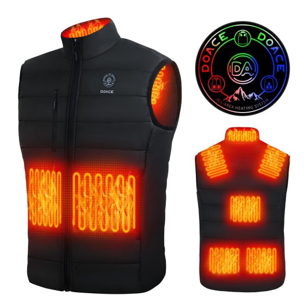 Heated Vest for Women and Men, Smart Electric Heating Vest Rechargeable, Battery Not Included