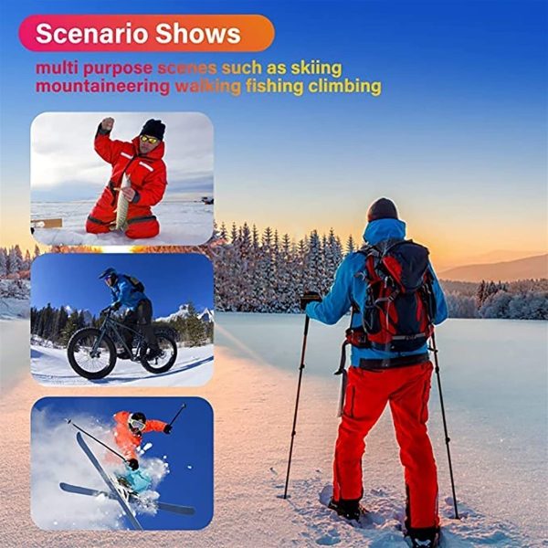 Heated Vest USB Electric Heated Vest Heated Jacket Winter Vest for Outdoor Motorcycle Camping Fishing Skiing