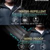 Puffer Jacket Men with Faux Fur Trimmed Hood Mens Down Parka Winter Coat Windbreaker & Waterproof Ski Coat for Men