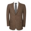 Men's Blazer Sport Coat Classic Fit Wool Blend 2 Button Business Suits Jacket