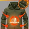 Men's Special Ops Military Tactical Rain Jackets Winter Warm Fleece Softshell Hooded Raincoat Snowboard